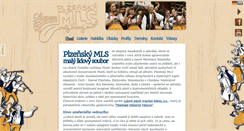 Desktop Screenshot of plzenskymls.cz